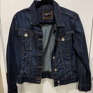Carrelli Jeans Dark Blue Denim Jacket